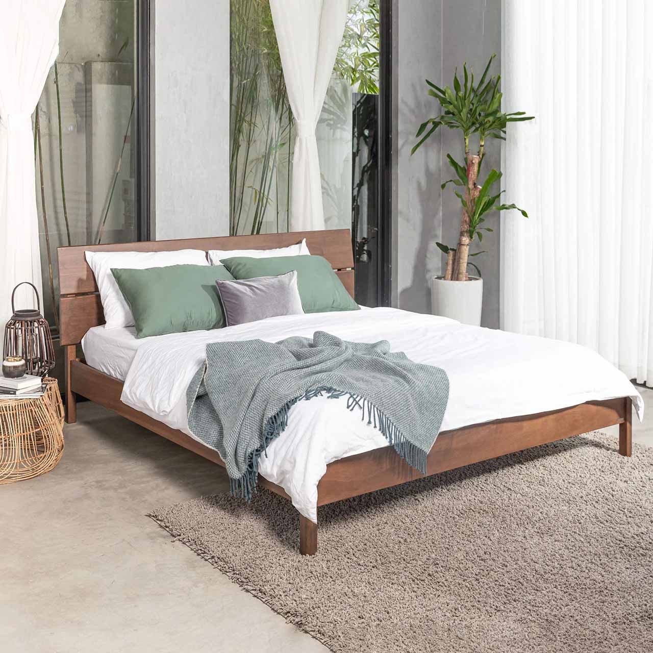 Giường Ngủ Gỗ Tràm MOHO VLINE 601 Nhiều Kích Thước Giường Ngủ Gỗ Tràm MOHO VLINE 601 Nhiều Kích Thước